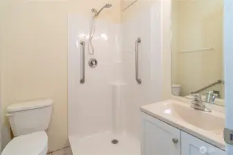 3/4 bath in basement