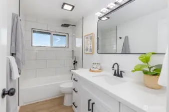 Full bath on main floor