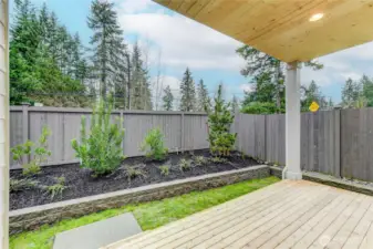 Covered Deck or Patio, Landscaping, Retaining Walls and Lot Sizes will vary per lot. Ask for details