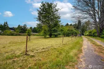 Driveway into property