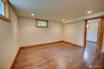 Bedroom in lower level/finished basement