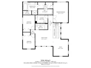 Upper level floor plan