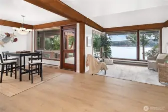 Dining with so much to see both day and night.