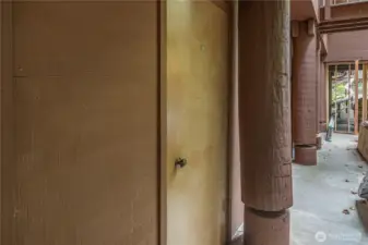 Large Storage beneath the condo.