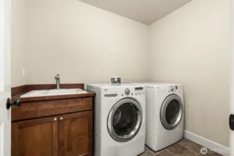 Convenient utility room