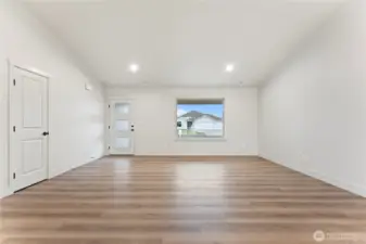 Open Great Room With LVP Flooring