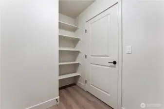 Extra Shelving in Laundry Room