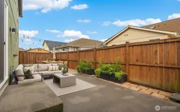 Virtually Staged Low Maintenance Yard