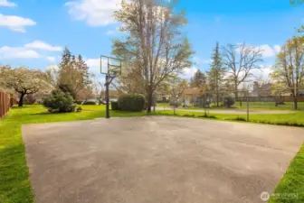 Basketball Court & Space for Recreational Sports & Activities