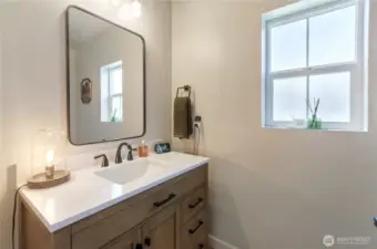 Main floor powder room