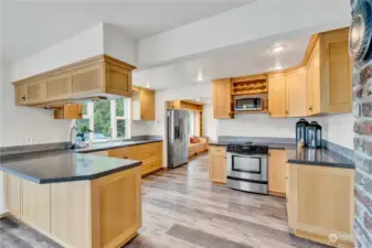 Kitchen view from dinning room