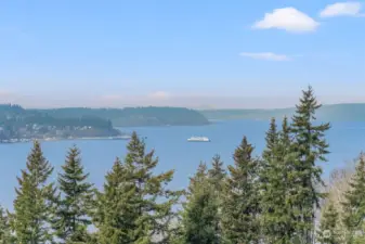 View of the Mukilteo Ferry.