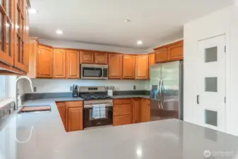 Pantry closet to the right.