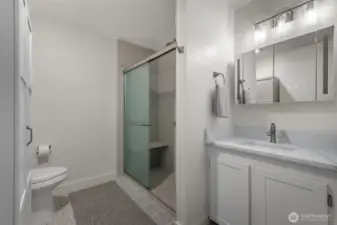 All new bath and 3/4 walk-in shower.