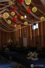 The sellers had their wedding in the barn
