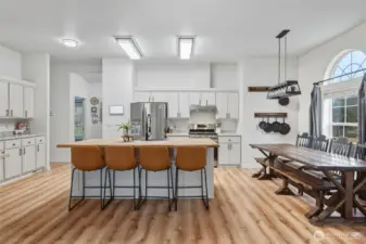 kitchen with eating space