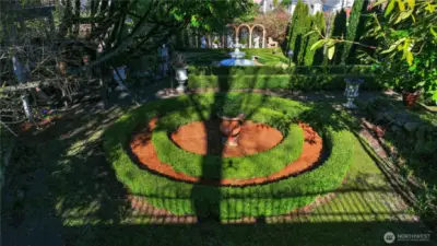 A labor of love - with terraces and so many wonderful sunny spaces, it's a place for quiet contemplation.