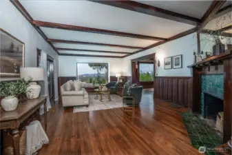 Formal Living Room with views