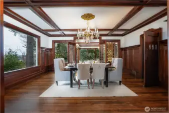 Formal Dining Room with the Family Room beyond