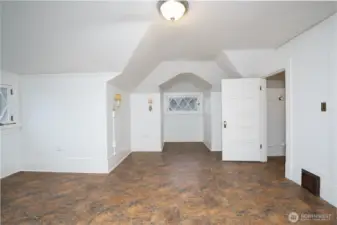 3rd story Bedroom with views and walk in closet