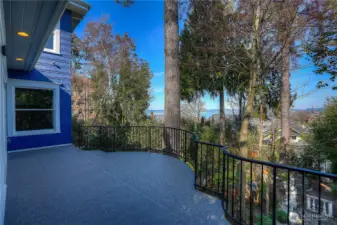 Deck of off the Family Room