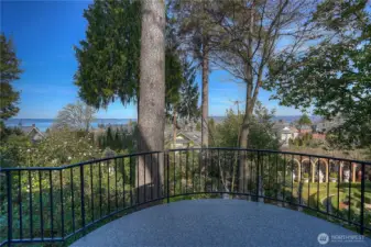 Another Deck view. You can see Annie Wright School in the background