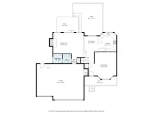 Lower level floorplan