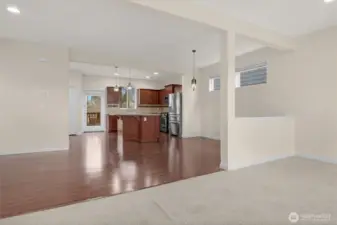 Same living area - virtual staging removed