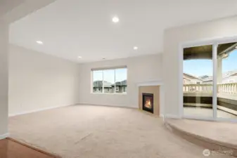 Same photo as before without virtual staging