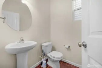 Main floor half bath