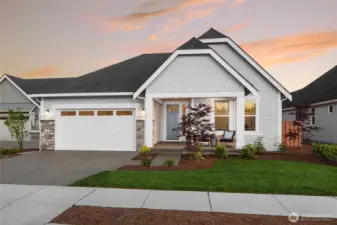 Great farmhouse style and large country porch. All pictures are of actual home.