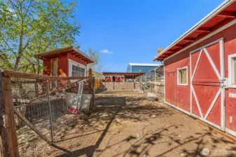Barn & Chicken coops.