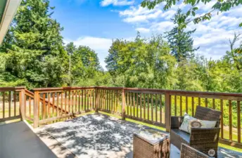 Upper Level Deck~Overlooking a Private Paradise~The Sounds of Nature not Traffic~