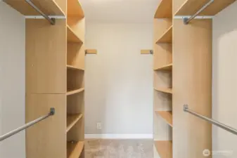 Walk-in closet w/ orginizer