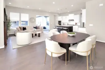 Spacious and inviting, this living room is the heart of the home.