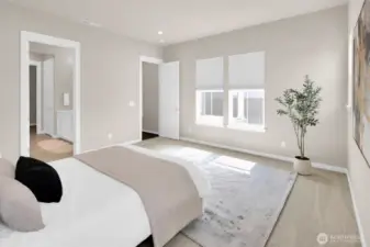 Retreat to your spacious and serene primary suite.