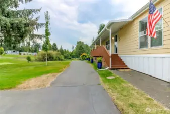 Walkway & golf view right out your doorstep