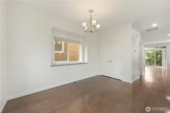 all main level- hardwood floors.