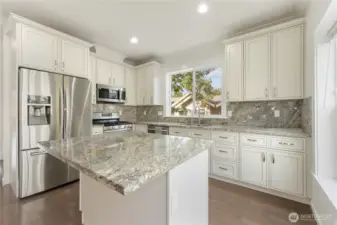 Kitchen. Granite countertops.