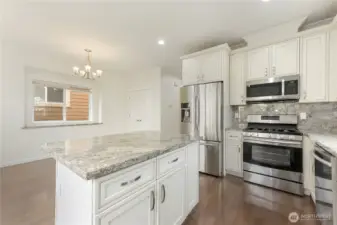 Kitchen. Island.
