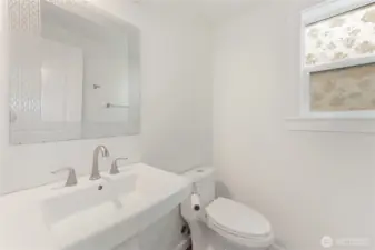 Powder Room on the main level