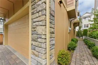 Pathway to the front door.