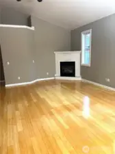 Fireplace in living room