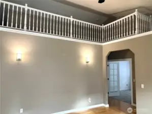 Balcony for display and storage
