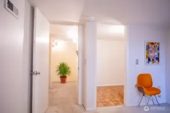 lower floor bedroom with large closet