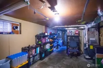 lower floor storage/workshop space