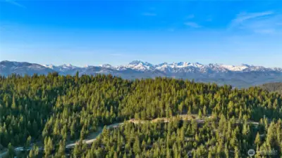 Cascades in the background.