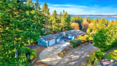 Three-Car Garage with Shop Space, RV parking!