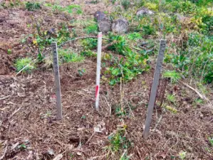 PUD has marked location for electic hook up.