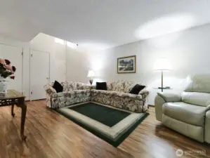 Living room to front entry.